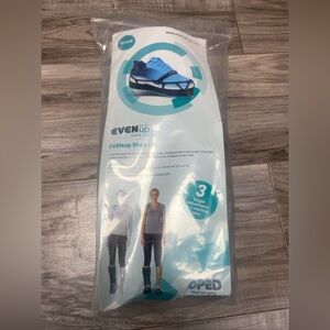 Even Up Shoe Lift Adjustable Height Left or Right Adult Size Small  New Unisex